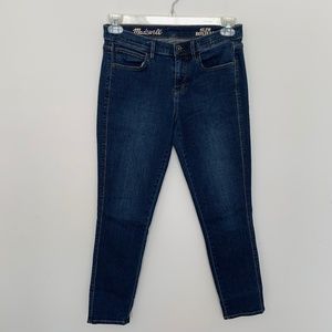 MADEWELL SLIM BOYJEAN DARK WASH SIZE 25